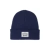 "Levi's Backpatch Beanie σκουφάκι σε navy blue, 100% βαμβακερό, με κλασική πλέξη και λογότυπο Levi's"
