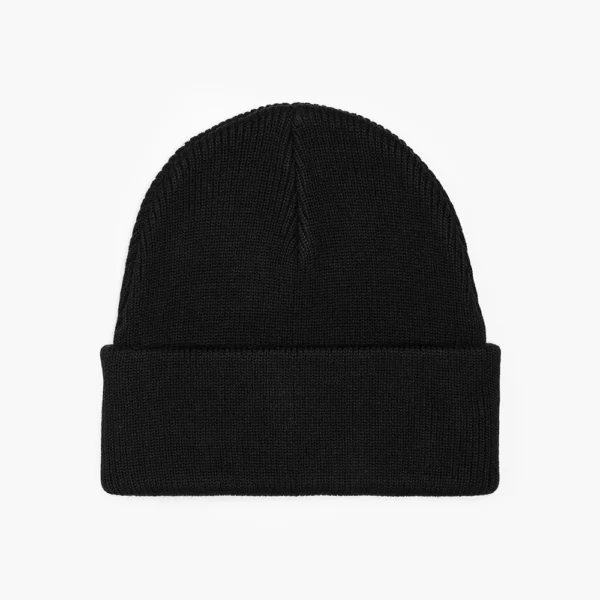 "Levi's Backpatch Beanie σκουφάκι σε μαύρο, 100% βαμβακερό, με κλασική πλέξη και λογότυπο Levi's"