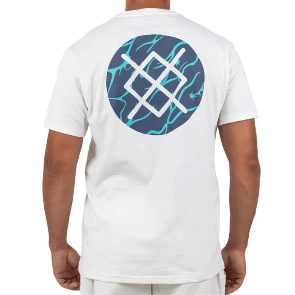 Stance Badge SS T-Shirt White, βαμβακερό κοντομάνικο με μικρό τύπωμα στο στήθος και μεγάλο logo στην πλάτη