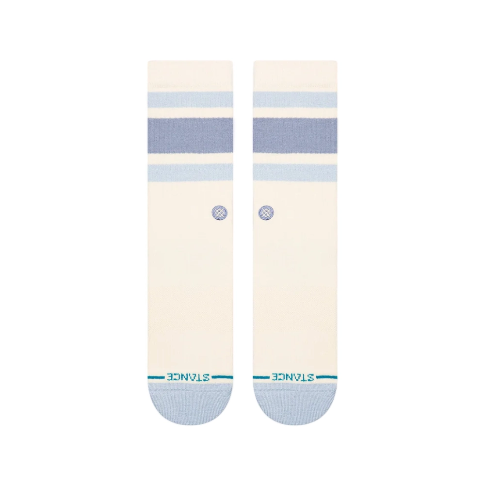 Stance Boyd Crew κάλτσες σε Periwinkle, μεσαίο μήκος, βαμβακερές με στοχευμένο cushioning και υποστήριξη καμάρας