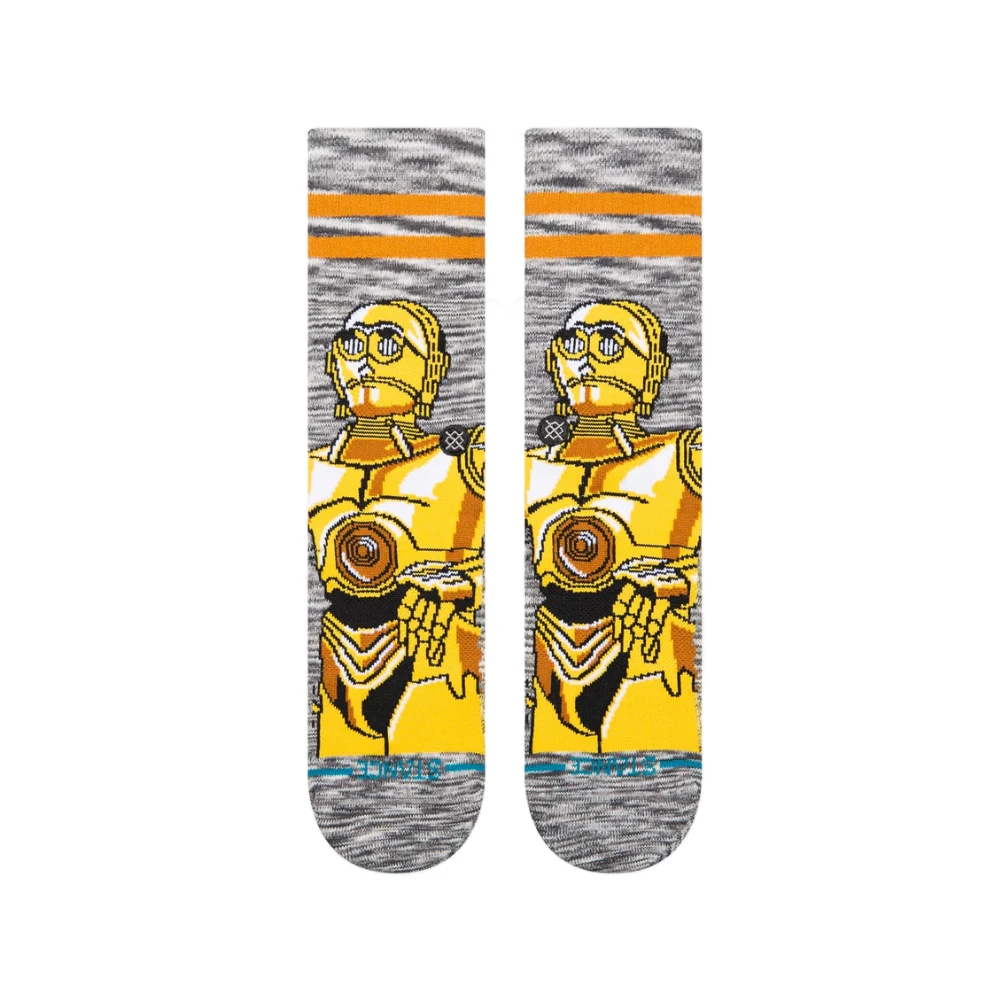 Stance C-3PO Crew Gold κάλτσες Star Wars σε χρυσό, με seamless toe και υποστήριξη καμάρας, διαθέσιμες στο ns97.gr