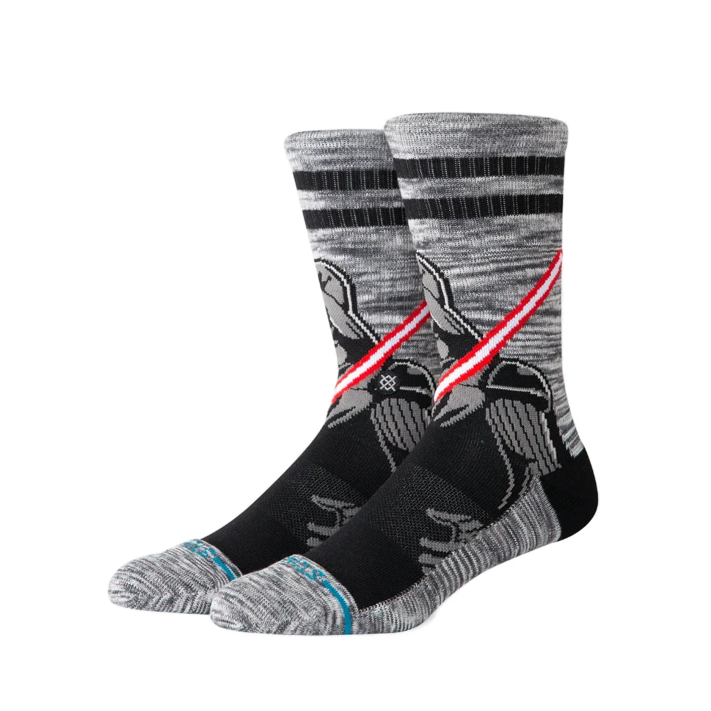 Stance Darth Crew Socks – Star Wars, άνετες κάλτσες crew με seamless toe και deep heel pocket