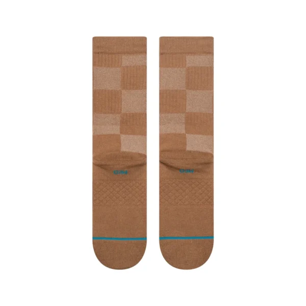 Καφέ Stance Down and Out Crew Socks – άνετες κάλτσες crew με seamless toe και στοχευμένη ενίσχυση, διαθέσιμες στο ns97.gr