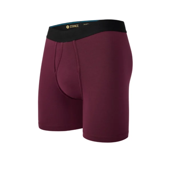 Stance Fig Boxer Brief Wholester σε μπορντό, ButterBlend™ boxer με pouch υποστήριξης