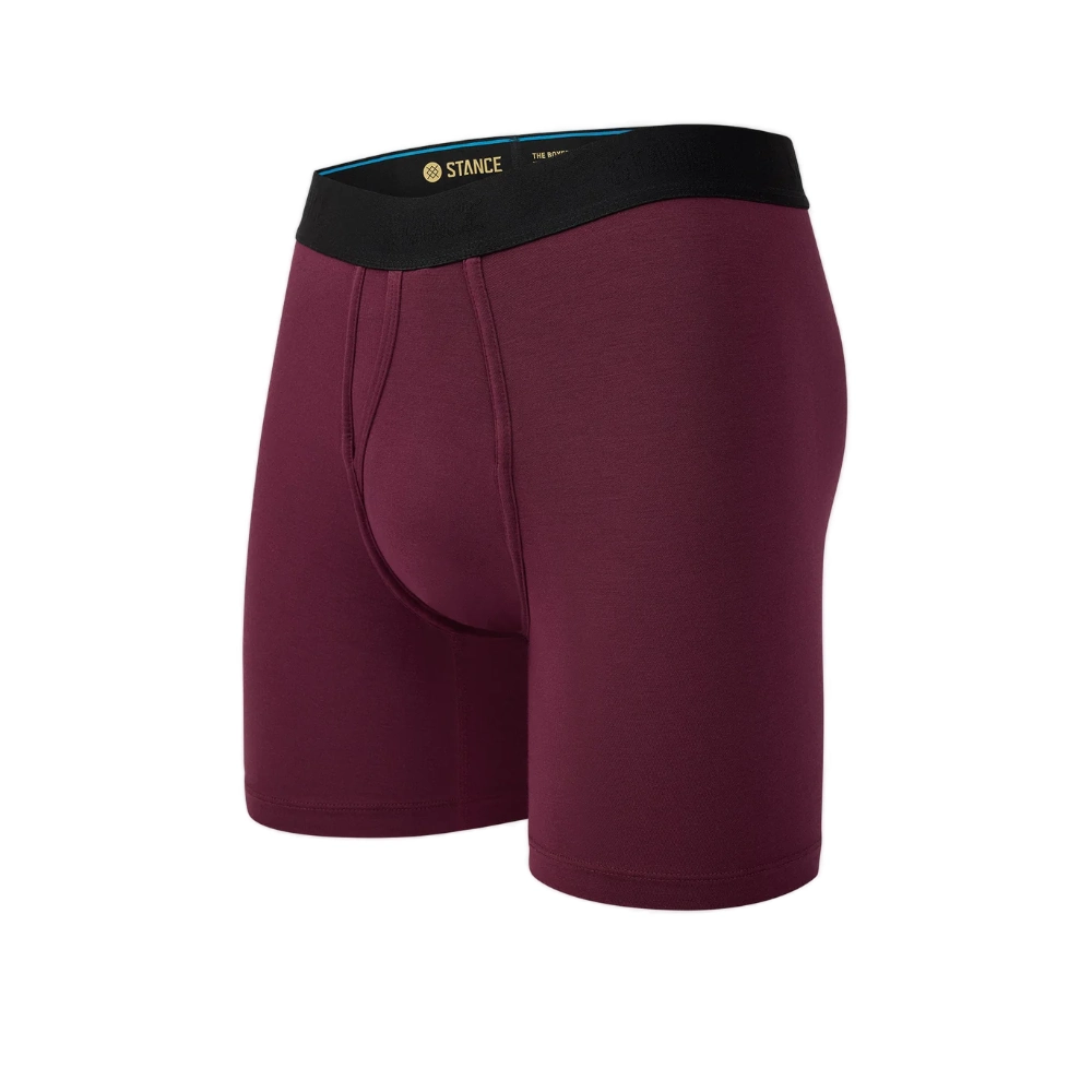Stance Fig Boxer Brief Wholester σε μπορντό, ButterBlend™ boxer με pouch υποστήριξης