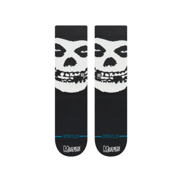 Stance Beware Crew κάλτσες black με The Misfits design, arch support και medium cushioning.