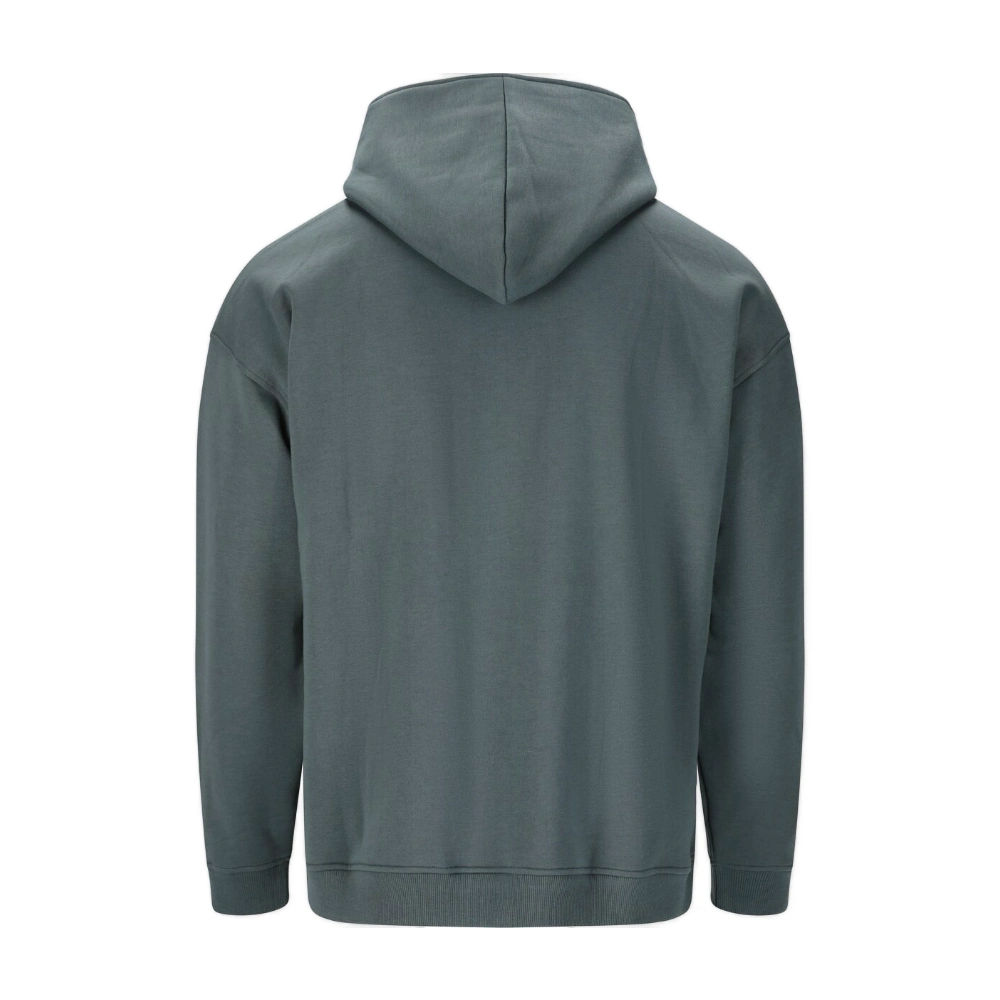 Φούτερ με κουκούλα σε relaxed fit, minimal design, με ανακυκλωμένο πολυεστέρα και βαμβάκι – διαθέσιμο και σε σετ με παντελόνι.