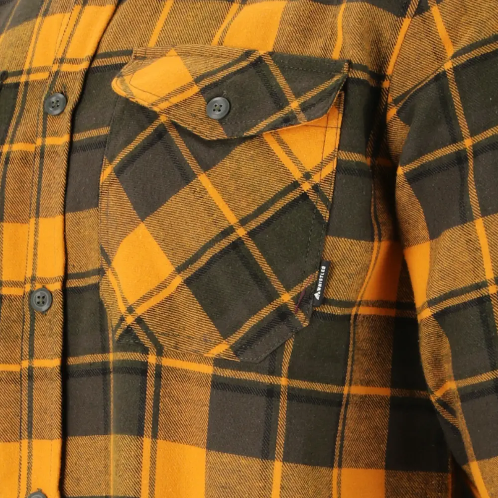 Whistler Bargo Checked Shirt – Rosin, καρό πουκάμισο με κανονική εφαρμογή, κουμπιά και τσέπες