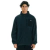 Emerson Zip Fleece Jacket Deep Teal – ανδρικό φλις από ανακυκλωμένο πολυεστέρα, full zip με πλαϊνές και στήθους τσέπες, βιώσιμη ζεστασιά.