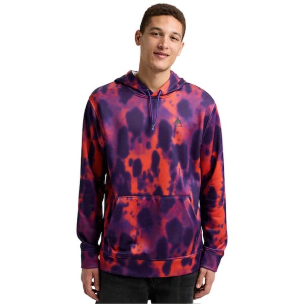 Burton Oak Pullover Hoodie Fiesta – αντρικό τεχνικό hoodie σε πορτοκαλί, quick-dry, breathable, με thumbholes – NS97.GR