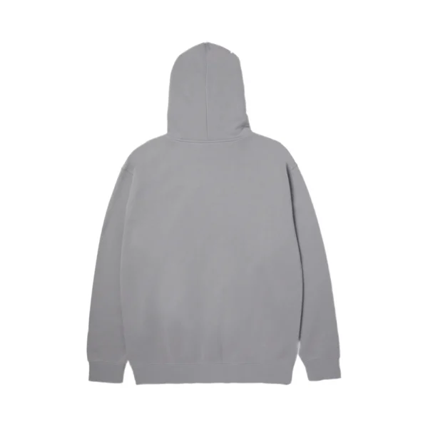 Λιλά HUF Arch hoodie με printed logo και kangaroo pocket.