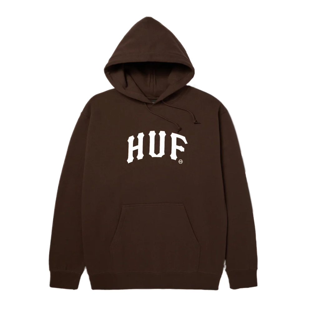 HUF Arch hoodie Bison με printed logo και kangaroo pocket.