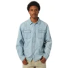 HUF Ceremony Denim Shirt σε washed denim με all-over print, contrast ραφές και διπλές τσέπες στο στήθος.”