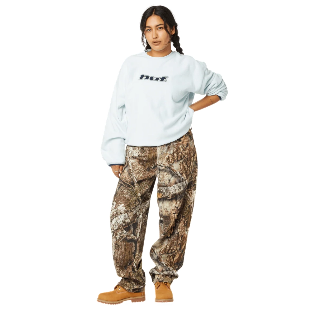 HUF Dot Unisex Crew Polar Fleece Sky - Image 3