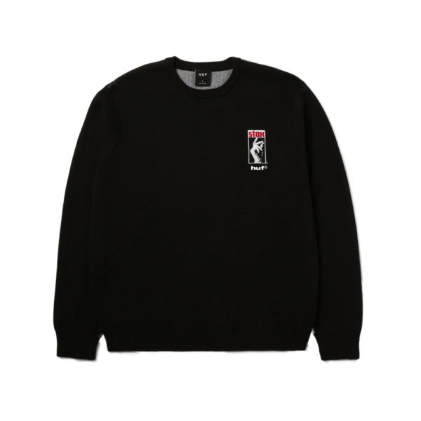 HUF x Stax Records Black Moses Knit Sweater – εμπνευσμένο από το άλμπουμ “Black Moses” του Isaac Hayes