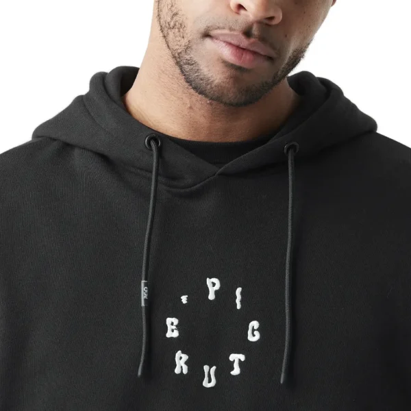 Picture Elaho Hoodie Black – unisex relaxed hoodie από organic cotton με pouch pocket – NS97.GR