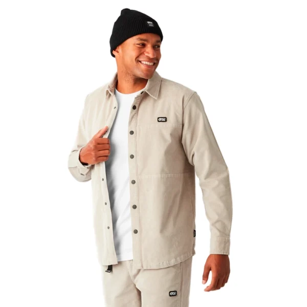 Picture Graftons Cord Shirt Pure Cashmere – corduroy shirt με regular fit, button closure & snap cuffs – NS97.GR