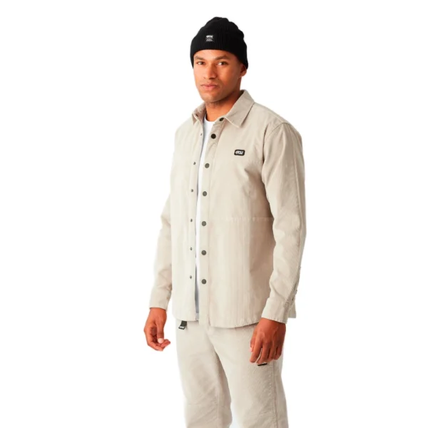 Picture Graftons Cord Shirt Pure Cashmere – corduroy shirt με regular fit, button closure & snap cuffs – NS97.GR