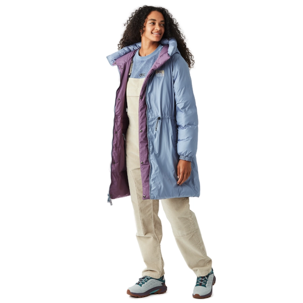 Reversible Picture Inukee Jacket σε μακρύ puffer style, με DryPlay membrane, εργονομική κουκούλα και χοντρή χειμερινή μόνωση