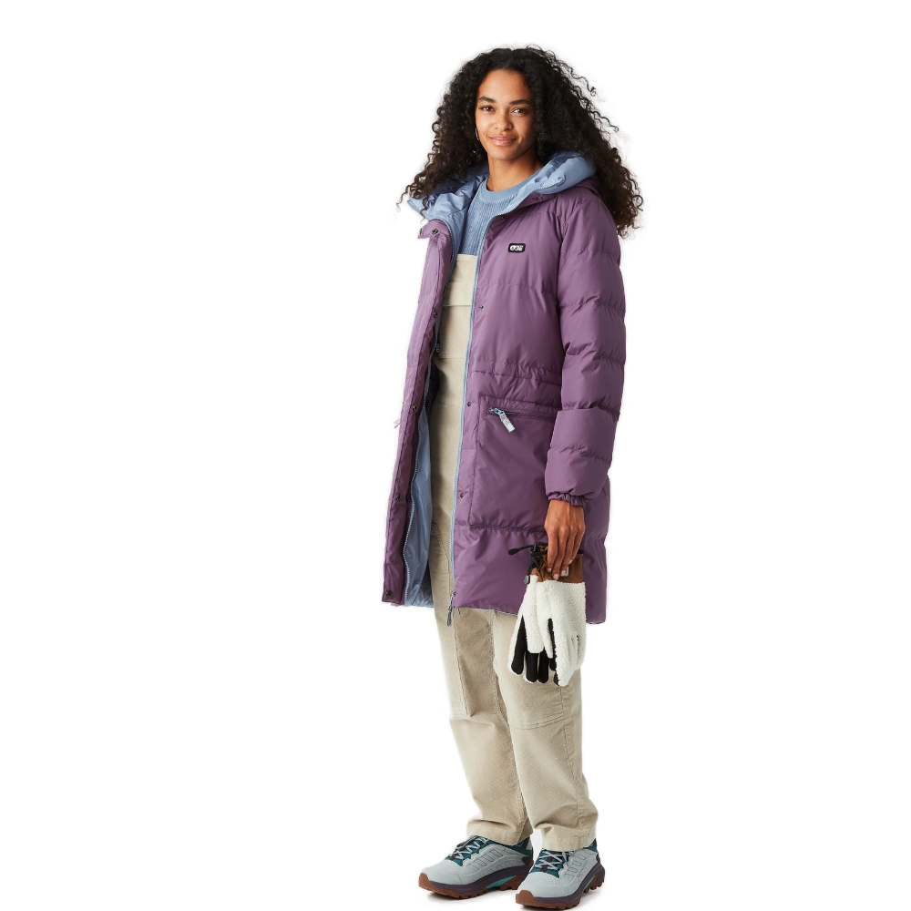 Reversible Picture Inukee Jacket σε μακρύ puffer style, με DryPlay membrane, εργονομική κουκούλα και χοντρή χειμερινή μόνωση