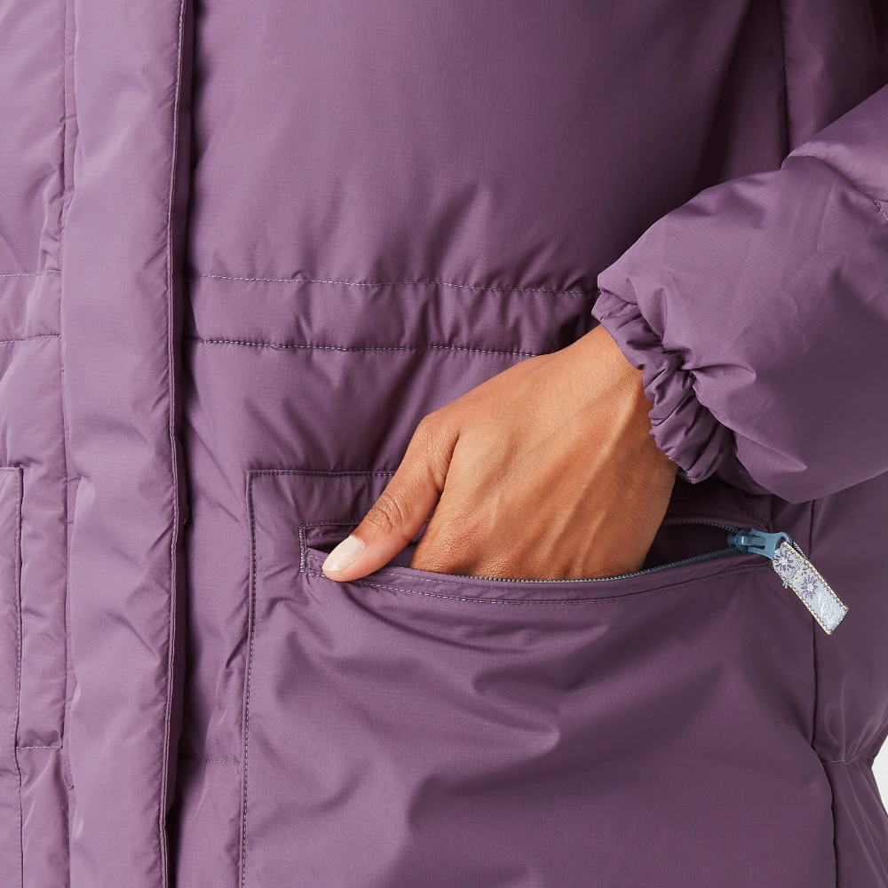 Reversible Picture Inukee Jacket σε μακρύ puffer style, με DryPlay membrane, εργονομική κουκούλα και χοντρή χειμερινή μόνωση