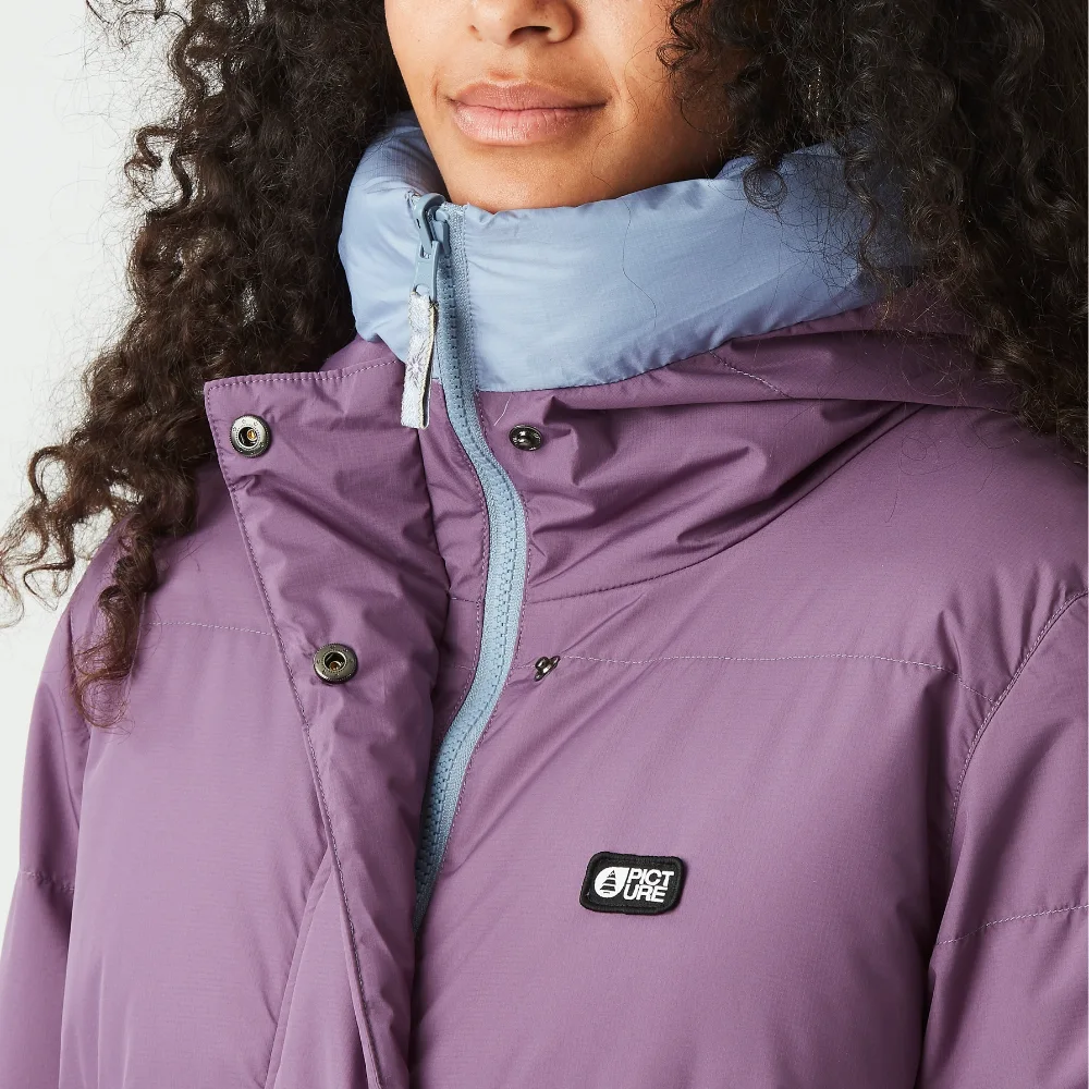 Reversible Picture Inukee Jacket σε μακρύ puffer style, με DryPlay membrane, εργονομική κουκούλα και χοντρή χειμερινή μόνωση