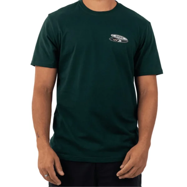 Stance Neighborly T-Shirt Pine ανδρικό, βαμβακερό t-shirt με μικρό τύπωμα στο στήθος και μεγάλο graphic στην πλάτη.