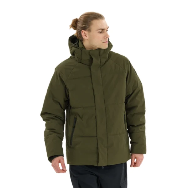 Whistler Greyston puffer jacket σε χρώμα rosin, με συνθετικό down γέμισμα, αποσπώμενη κουκούλα και πολλαπλές τσέπες.