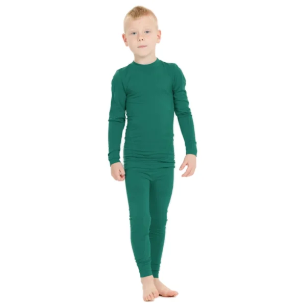 Παιδικό εσώρουχο ZigZag Gualala V2 Alpine Green χωρίς ραφές, ελαστικό και άνετο, ιδανικό για αθλητικές δραστηριότητες.