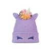 BUFF Fun Unicorn παιδικό beanie σε Grape Ice, με teddy details και πλεκτή, stretchy κατασκευή.