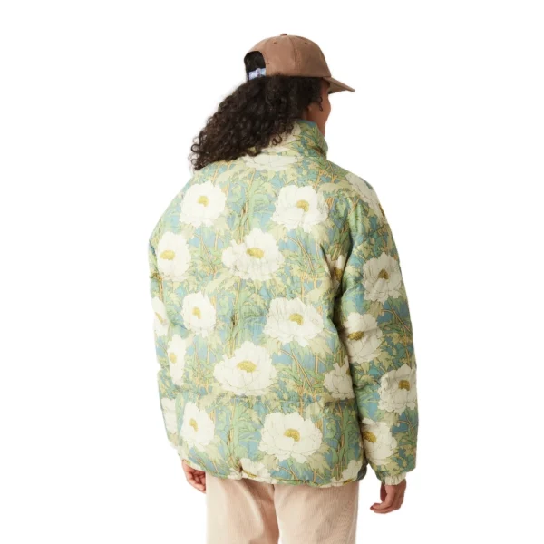 Picture FLIB Puffer Jacket σε Flower print, oversized puffer με crinkle ripstop, high-function λεπτομέρειες και YKK zip με snaps.