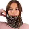 Γυναικείο περιλαίμιο Eivy Cold Neckwarmer με leopard print και επένδυση microfleece.
