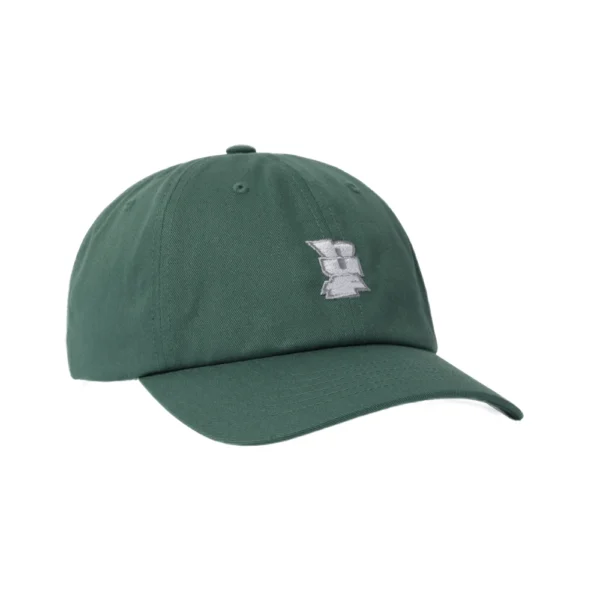 HUF Megablast 6 panel hat Forest Green από βαμβακερό twill με κεντημένο artwork και κυρτό γείσο.