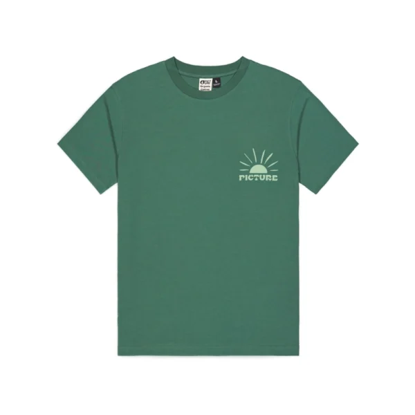 Picture Endako Tee Smoke Pine t-shirt από οργανικό βαμβάκι με τύπωμα στο στήθος και στην πλάτη.