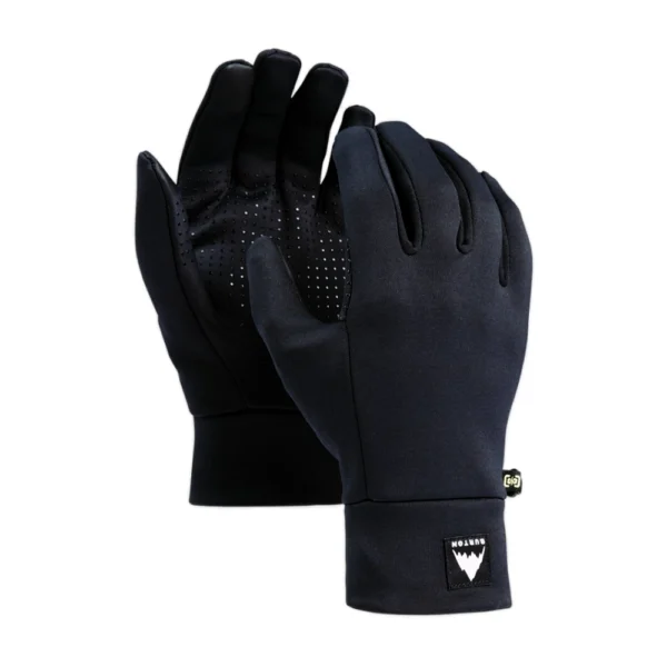 Μαύρα εσωτερικά γάντια Burton Stretch Liner 2.0 με αντιολισθητική παλάμη και δυνατότητα χρήσης οθόνης αφής, διαθέσιμα στην Καστοριά.
