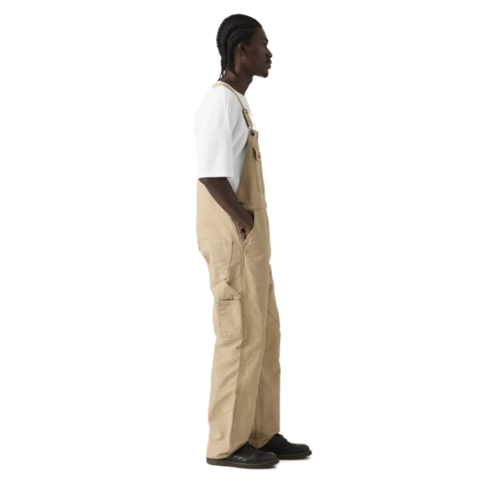 Levi's Loose Overalls Tiger's Eye Canvas Beige - Ανδρική Σαλοπέτα Καμβάς Μπεζ