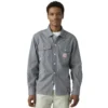 Levi's Worker Shirt Washington Stripe Dark Wash - Ανδρικό σκούρο denim πουκάμισο με ρίγες.