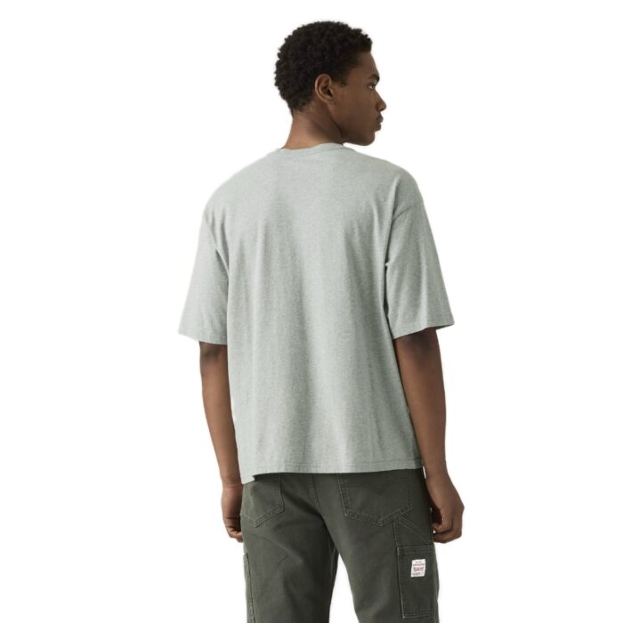 Levi's Workwear Tee Grey - Ανδρικό Γκρι T-shirt με Λογότυπο Workwear