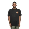 Μαύρο ανδρικό T-shirt Santa Cruz με το λογότυπο Classic Dot στο στήθος και στην πλάτη