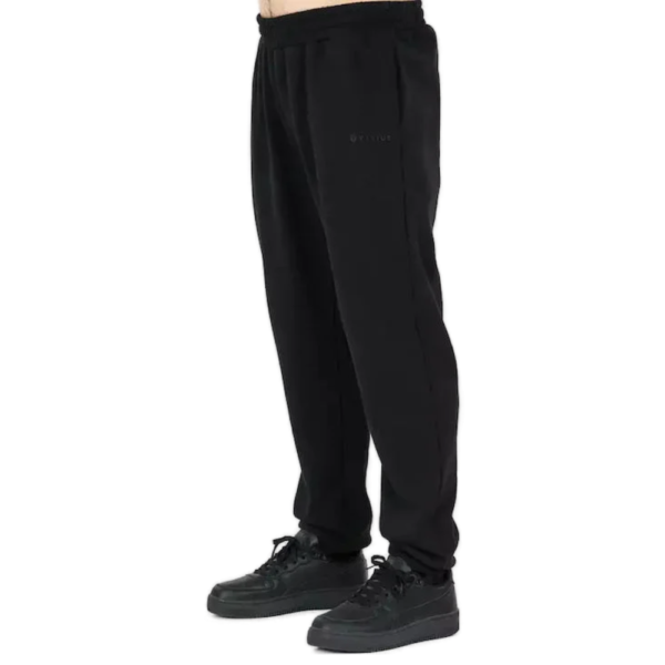 Virtus Kayce M Sweatpant σε μαύρο χρώμα, άνετη ανδρική φόρμα, Kastoria.