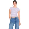 Γυναικείο ριγέ t-shirt 24 colours σε μπλε χρώμα, διαθέσιμο στο ns97.gr στην Καστοριά.