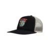 Καπέλο trucker Santa Cruz Out Of Time σε μαύρο και γκρι χρώμα με mesh πίσω μέρος, διαθέσιμο στην Καστοριά.