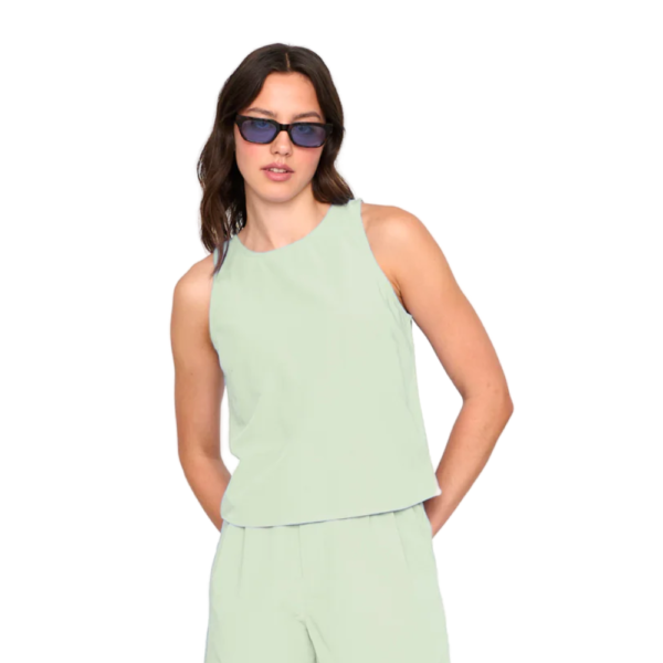 Γυναικείο αμανικό mint τοπ 24colours από φυσικά υλικά διαθέσιμο στο ns97.gr στην καστορια.