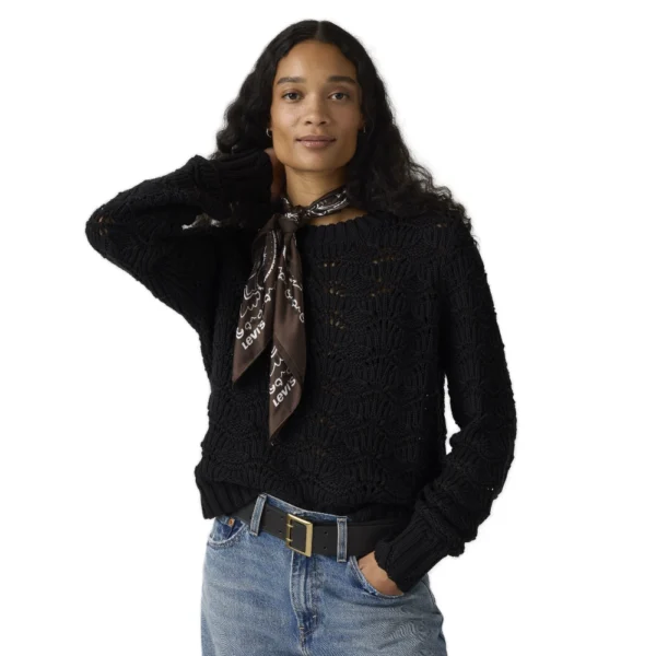 Σατέν μπαντάνα Levi's με καφέ Eden Pattern διαθέσιμη στο ns97.gr στην καστορια.