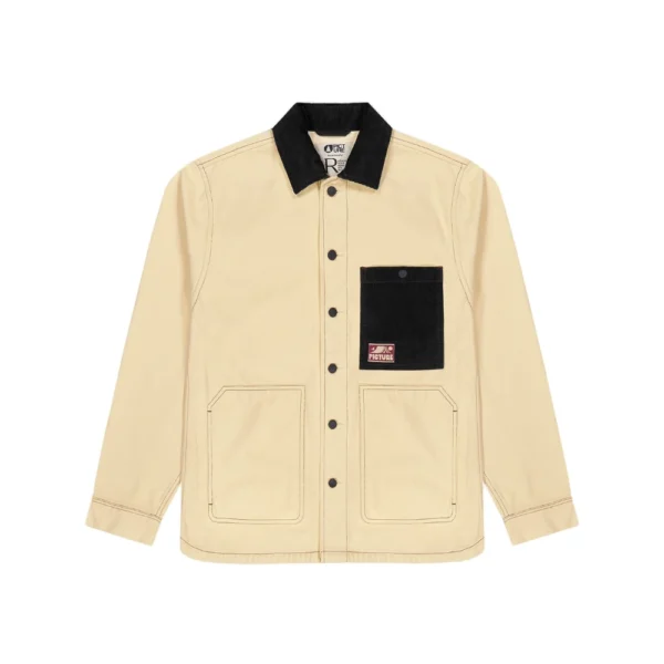 Ανδρικό workwear jacket Picture Katmeeth από οργανικό βαμβάκι με κοτλέ γιακά διαθέσιμο στο ns97.gr στην καστορια.