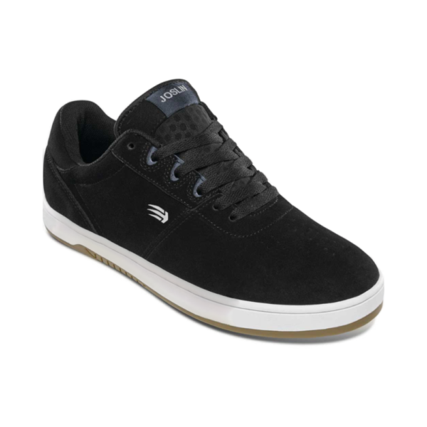 Ανδρικά σουέτ παπούτσια etnies Josl1n σε μαύρο χρώμα με λευκή σόλα διαθέσιμο στο ns97.gr Kastoria.