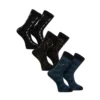 Ανδρικές κάλτσες Volcom Mini Mark Dress Socks σε πακέτο τριών τεμαχίων με πολύχρωμα σχέδια διαθέσιμο στο ns97.gr Kastoria.