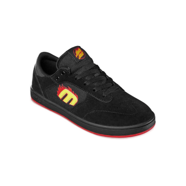 Παιδικά skate παπούτσια Etnies x Santa Cruz Kids Windrow Flame σε μαύρο χρώμα διαθέσιμο στο ns97.gr Kastoria.