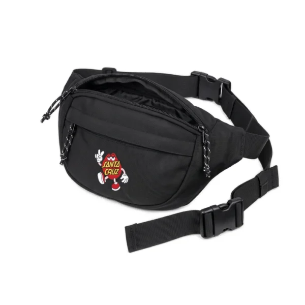 Τσαντάκι μέσης Santa Cruz Dot Guy Waistpack σε μαύρο χρώμα διαθέσιμο στο ns97.gr Kastoria.