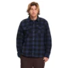 Ανδρικό καρό polar fleece τζάκετ Volcom Bowered Fleece II σε μπλε χρώμα διαθέσιμο στο ns97.gr Kastoria.